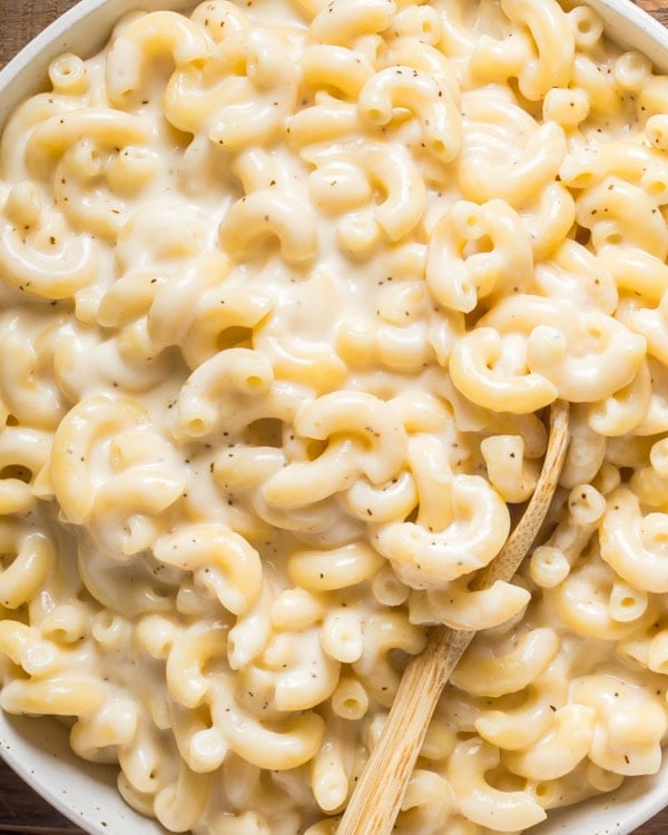 white cheddar mac and cheese