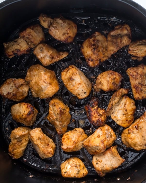 Air fryer chicken bites