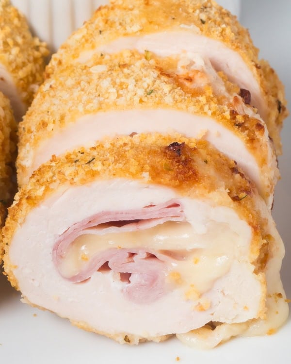 Air fryer chicken cordon bleu