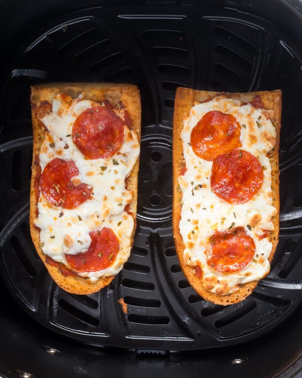 Air Fryer French bread pizza