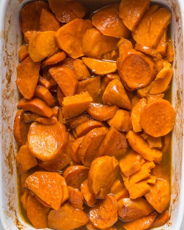 Candied sweet potatoes