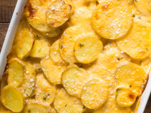 Cheesy scalloped potatoes