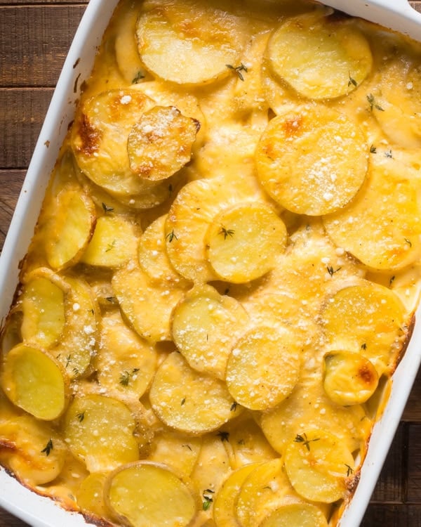 Cheesy scalloped potatoes
