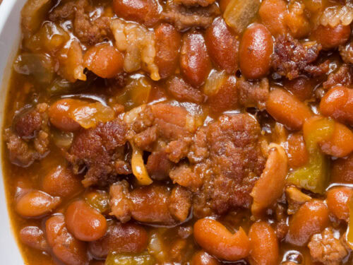 Cowboy baked beans