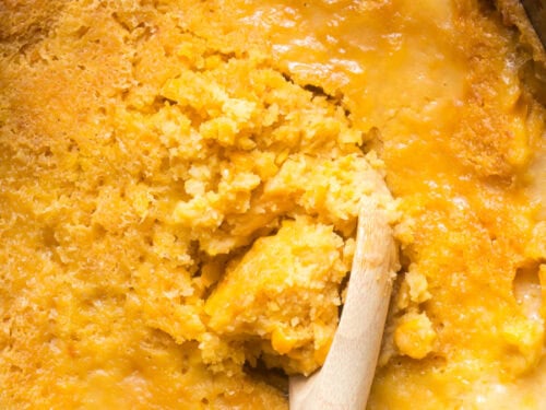 Crockpot corn casserole
