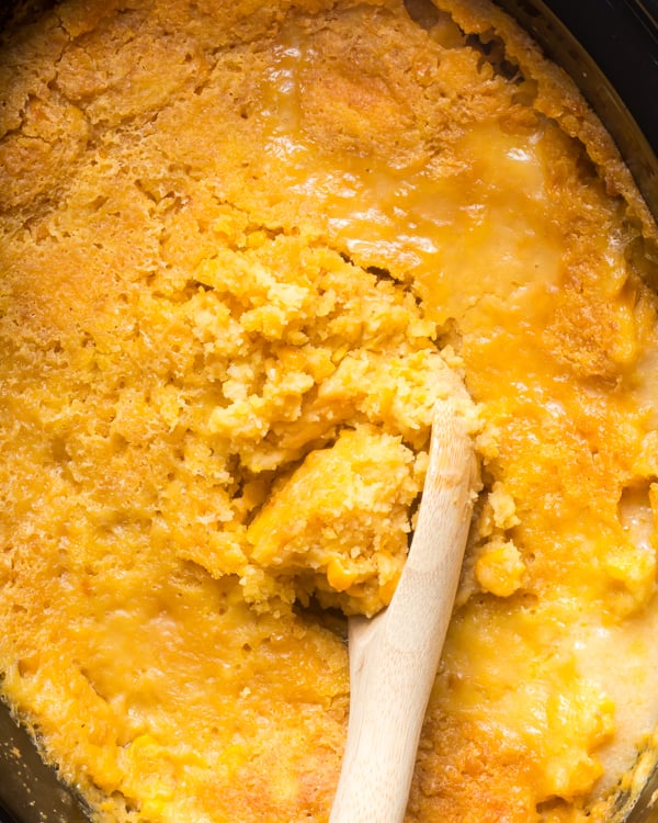 Crockpot corn casserole