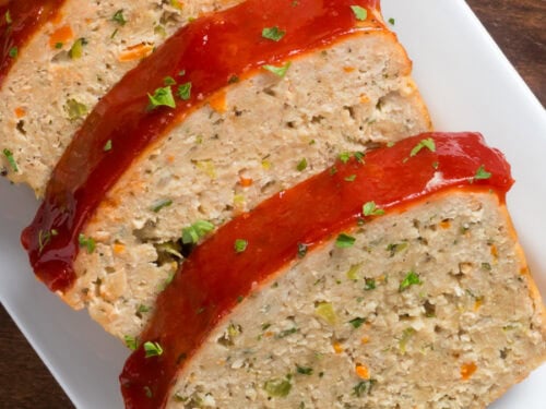 Ground chicken meatloaf