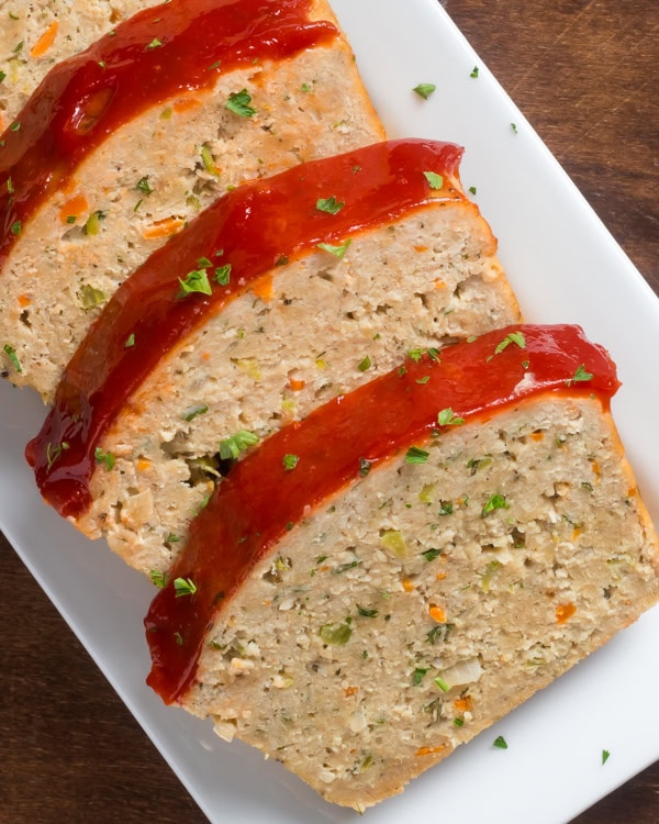 Ground chicken meatloaf