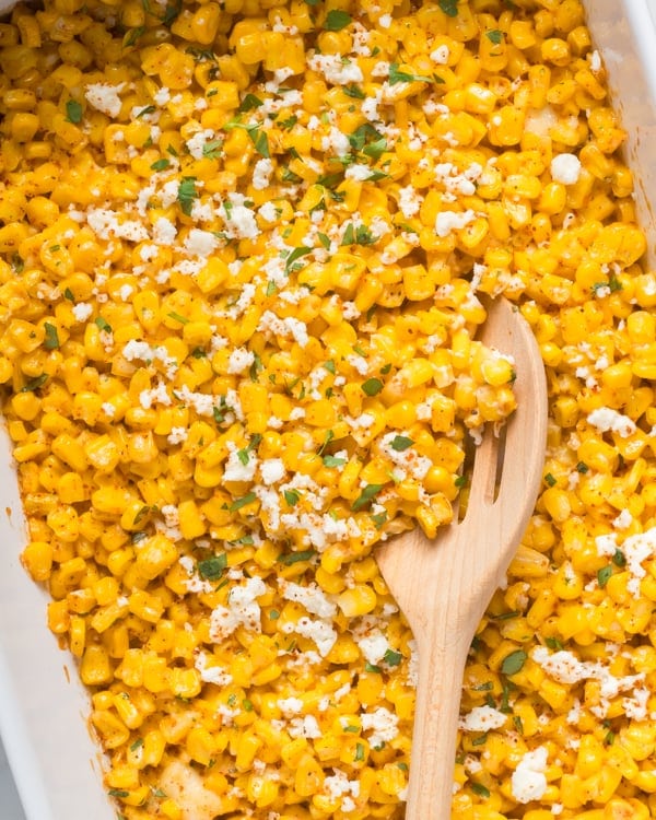 Mexican street corn casserole