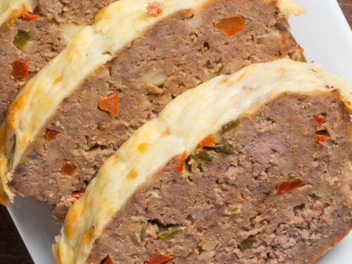 Philly cheesesteak meatloaf