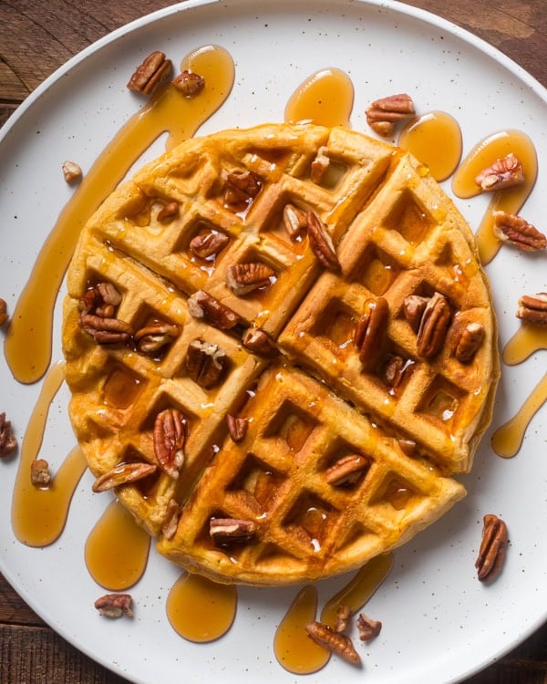 Sweet potato waffles