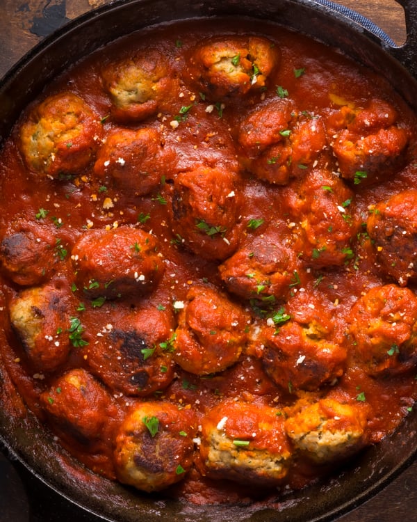 Italian turkey meatballs