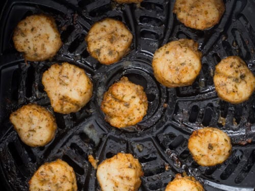 Air fryer scallops
