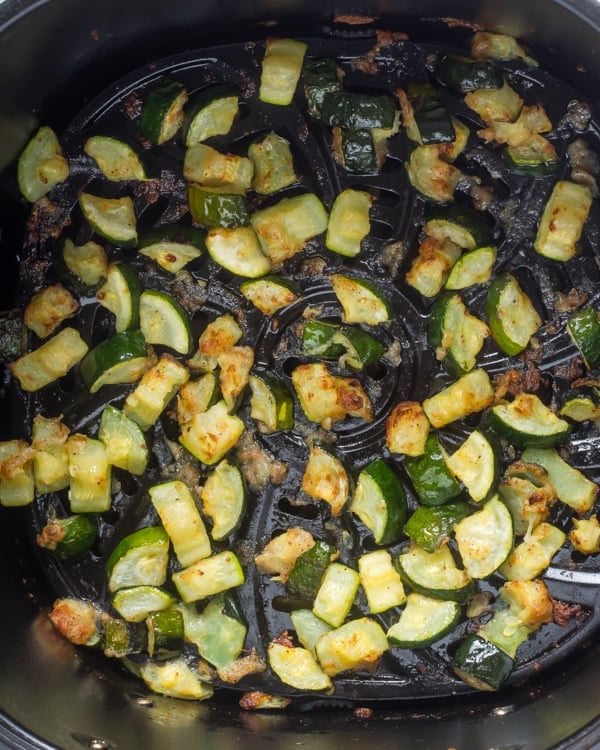 Air fryer zucchini