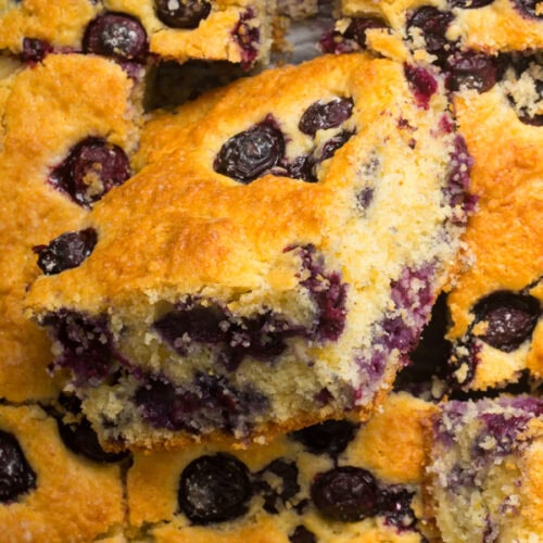 Blueberry cornbread