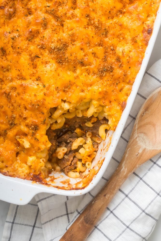 Mac And Cheese Meatloaf Casserole 2 Mac and cheese meatloaf casserole