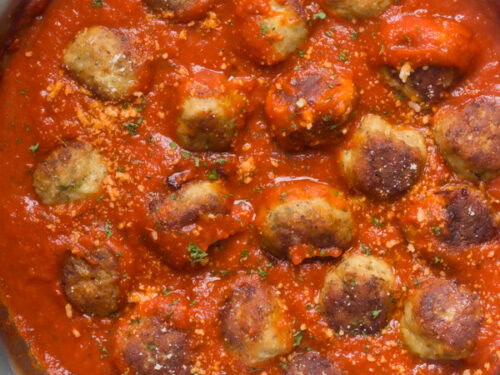 Parmesan meatballs