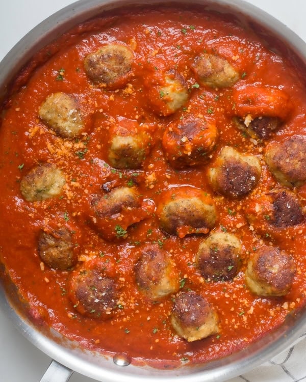 Parmesan meatballs