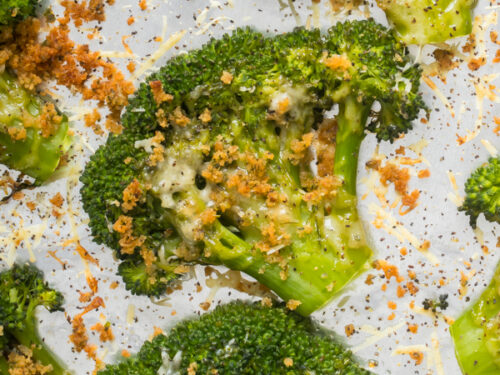 Smashed broccoli