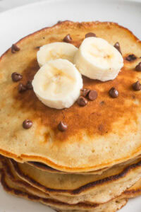 Banana Chocolate Chip Pancakes