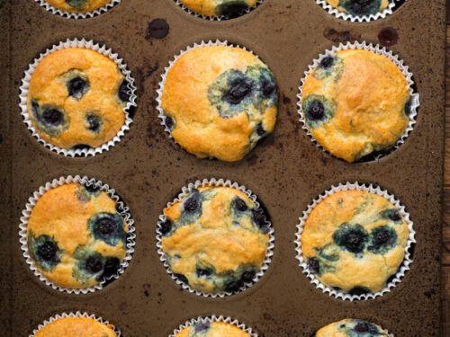 Bisquick blueberry muffins