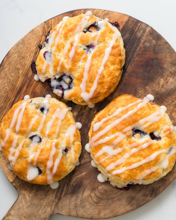 Blueberry biscuits