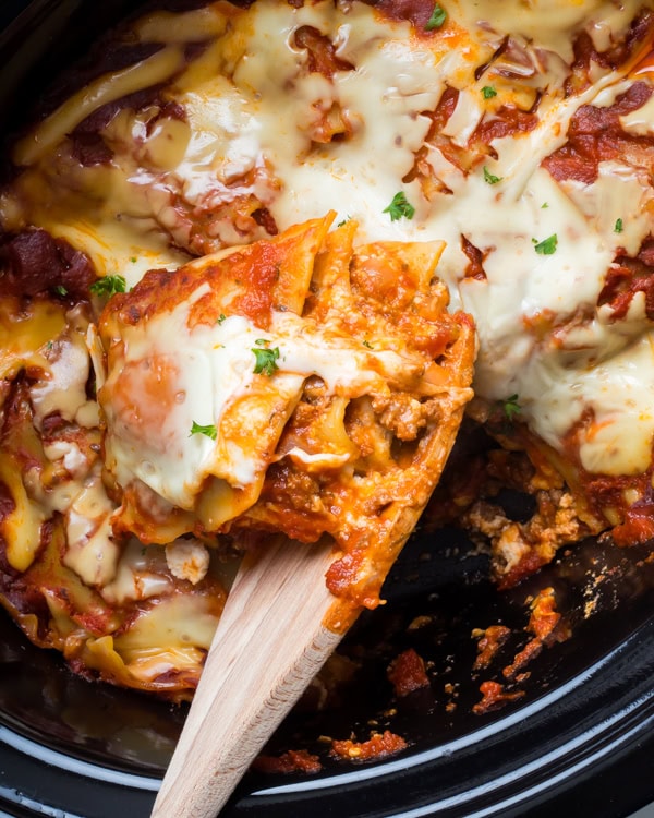 Crockpot lasagna