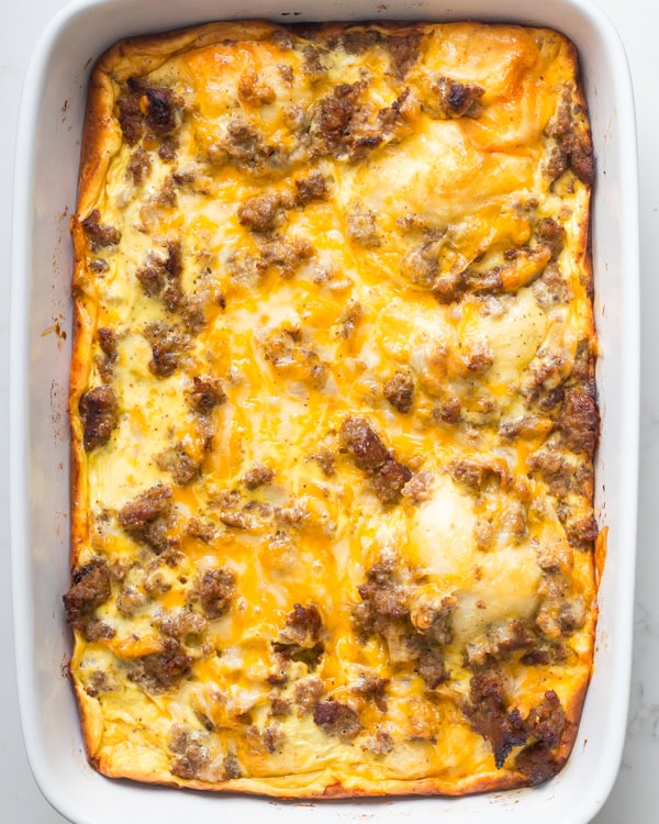 Biscuit breakfast casserole
