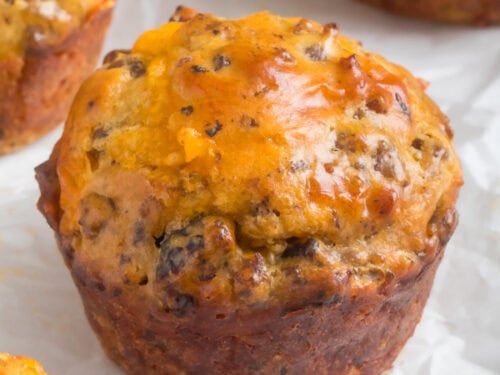 Sausage pancake muffins