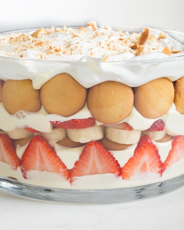 Strawberry banana pudding