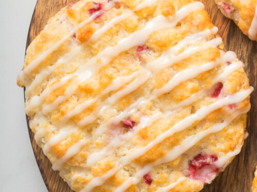 strawberry biscuits
