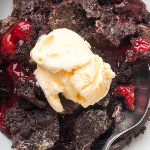 Chocolate Cherry Dump Cake 3 chocolate cherry dump cake