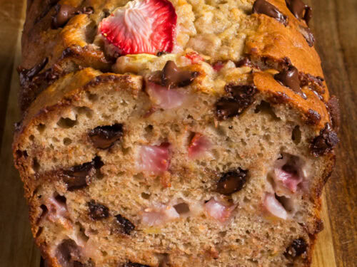 Strawberry banana bread