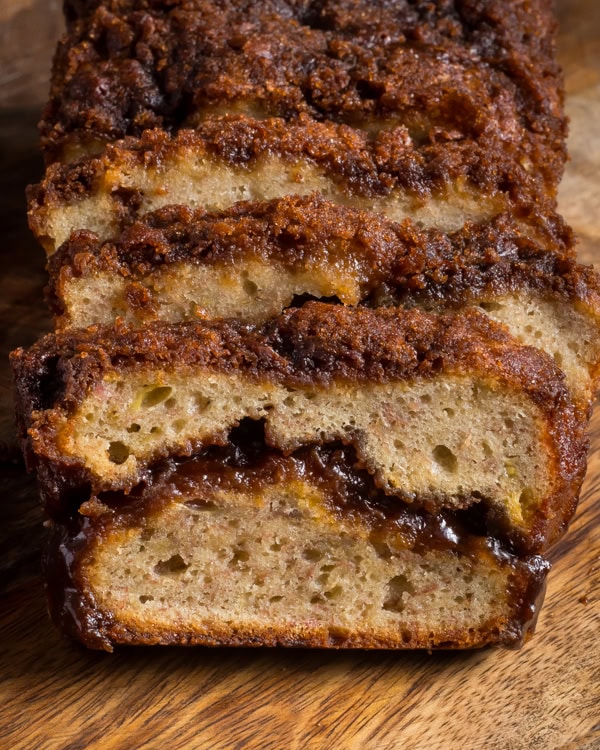 cinnamon crunch banana bread