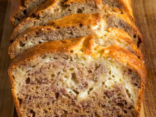 cream cheese banana bread
