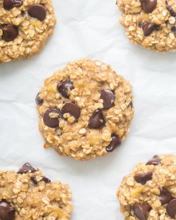 banana oatmeal cookies