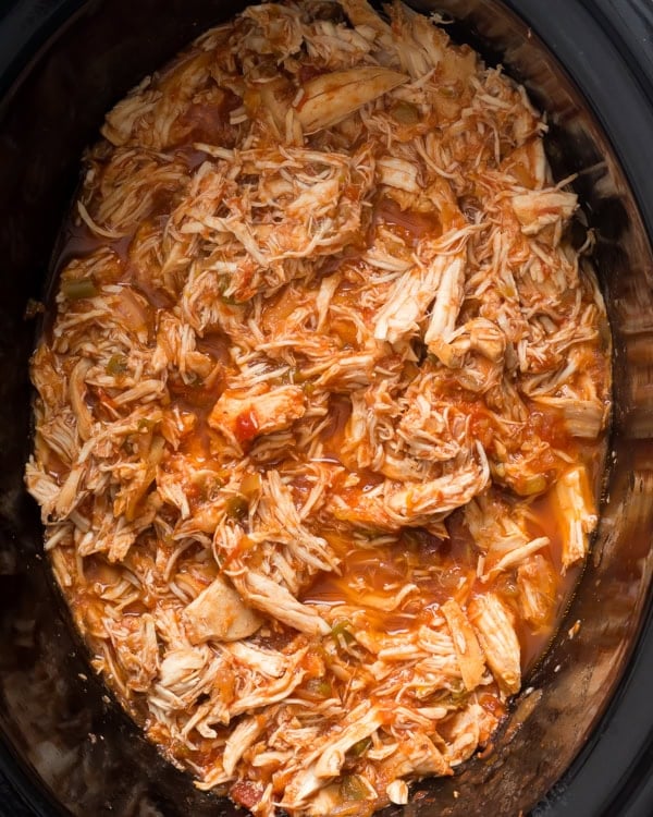 Crockpot salsa chicken
