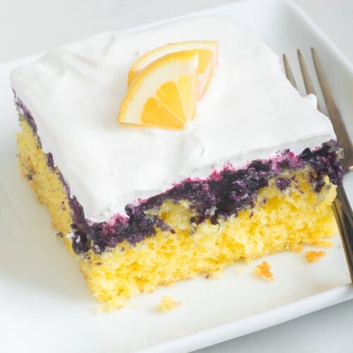 Lemon Blueberry Poke Cake 3 Lemon blueberry poke cake