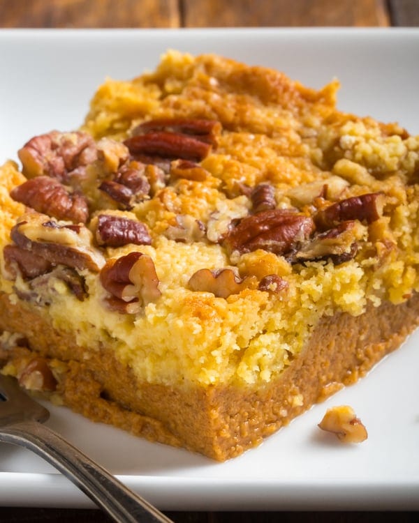 Pumpkin dump cake