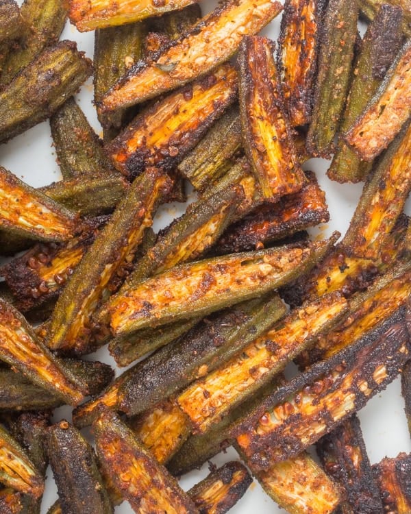 roasted okra