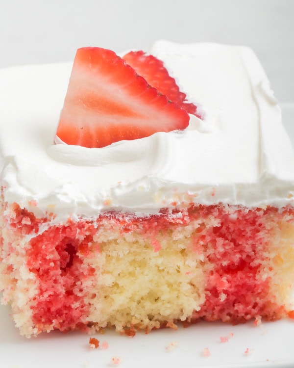 strawberry poke cake