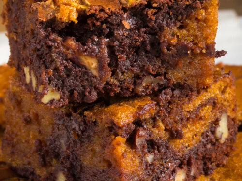 pumpkin brownies