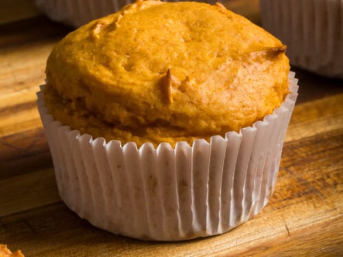 pumpkin muffins with cake mix