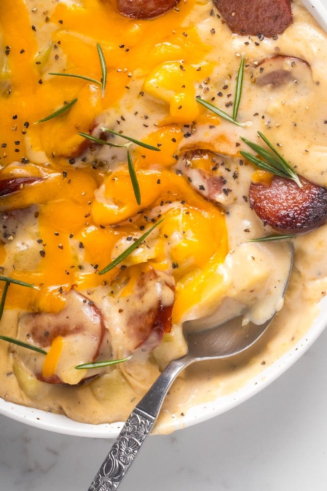 Kielbasa Potato Soup 1 kielbasa potato soup