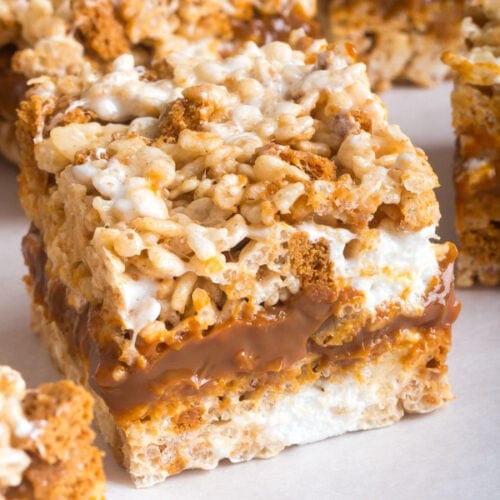 Biscoff Rice Krispy Treats 3 Biscoff rice krispy treats