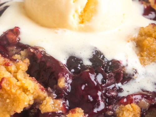 cherry crumble