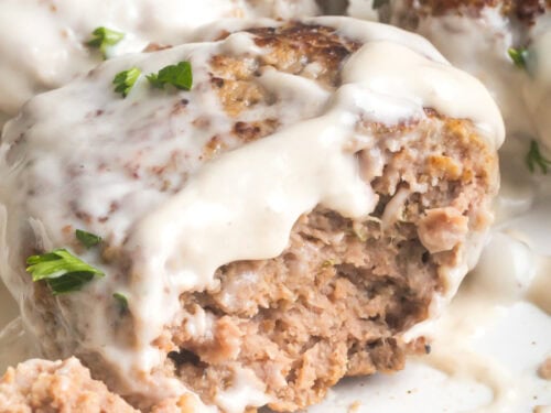 amish hamburger steak bake