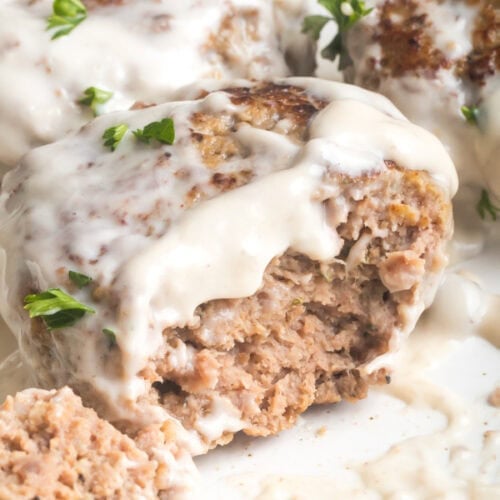amish hamburger steak bake