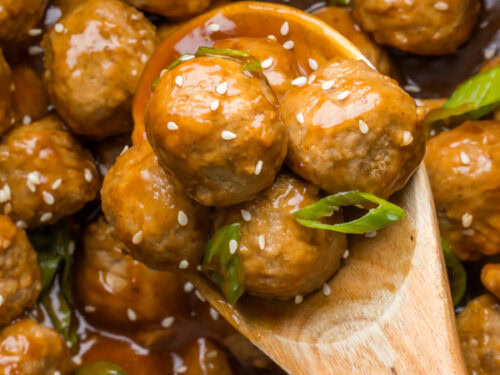 crockpot asian meatballs