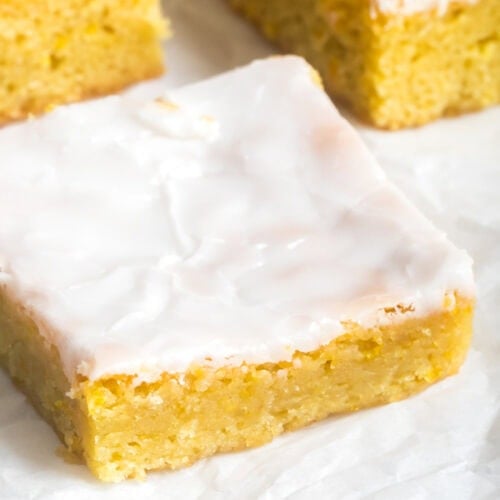 Lemon brownies